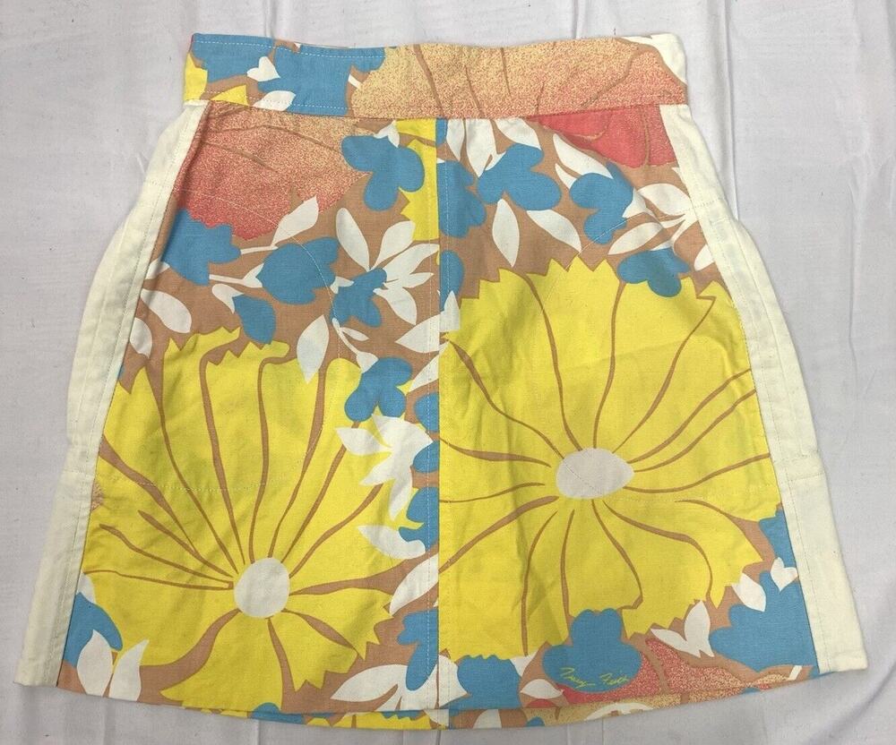 Tracy Feith For Target Women’s Floral Multicolor A-Line Mini Skirt Size 7
